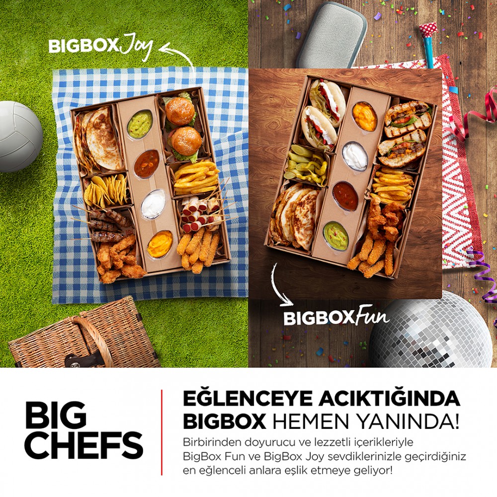 BigChefs, en sevilen lezzetlerini BigBox kutularına sığdırdı! 